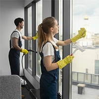 Limpeza de vidros e janelas
